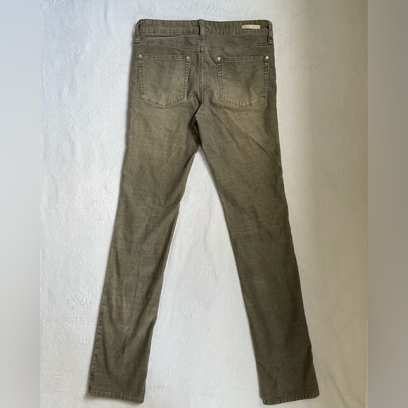 Anthropologie Pilcro and the Letterpress Green Corduroy Pants Parallel Size 27 - Picture 10 of 10